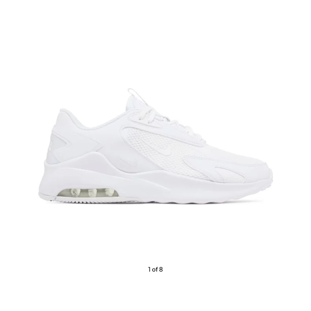 Nike Air Max Bolt (all-white size 7) - Picture 1 of 9